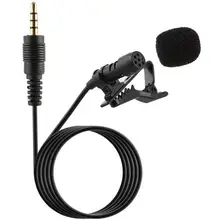 3.5mm Portable Clip Lapel Microphone Hands Free Wired Condenser Clear Sound Mini Lavalier Mic Mobile Phone Computer Singing Mic
3.5mm Portable Clip Lapel Microphone Hands Free Wired Condenser Clear Sound Mini Lavalier Mic Mobile Phone Computer Singing Mic