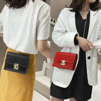 HOT Women Quilted PU Leather Shoulder Messenger Chain Handbag Ladies Fashion Bag
HOT Women Quilted PU Leather Shoulder Messenger Chain Handbag Ladies Fashion Bag