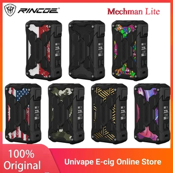 Original Rincoe Mechman Lite TC Box Mod with 228W Max Output Powered by Two External 18650 Batteries & Display Screen E-cig Mod
Original Rincoe Mechman Lite TC Box Mod with 228W Max Output Powered by Two External 18650 Batteries & Display Screen E-cig Mod