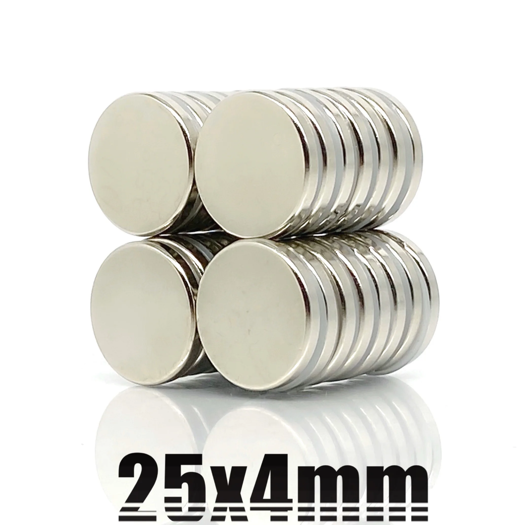 Неодимовый Магнит 25x4 2/5/10/20 шт. N35 NdFeB Круглый сверхмощный сильный постоянный