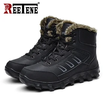 REETENE Warm Men'S Snow Boots Casual Rubber Boots For Men Waterproof Men Working Shoes Non-Slip Comfort Male Hiking Boots
REETENE Warm Men'S Snow Boots Casual Rubber Boots For Men Waterproof Men Working Shoes Non-Slip Comfort Male Hiking Boots