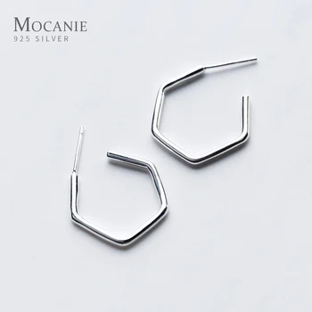 Mocanie Classic 925 Sterling Silver Minimalist Geometric Hexagon Hoop Earring for Women Korea Style Simple Earring Fine Jewelry
Mocanie Classic 925 Sterling Silver Minimalist Geometric Hexagon Hoop Earring for Women Korea Style Simple Earring Fine Jewelry