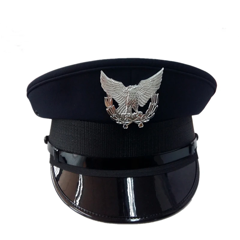 HONGKONG POLICE VISOR CAP Captain Pilot Hat Military Hats for Men Captain's Cap | Аксессуары для одежды