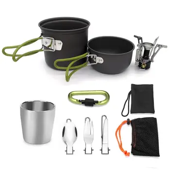 1 Set Outdoor Pots Pans Camping Cookware Picnic Cooking Set Non-stick Tableware With Foldable Spoon Fork Knife Kettle Cup
1 Set Outdoor Pots Pans Camping Cookware Picnic Cooking Set Non-stick Tableware With Foldable Spoon Fork Knife Kettle Cup