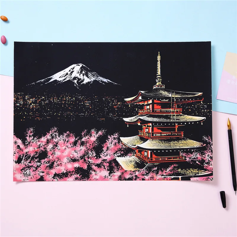 40x28cm Colorful City 2 Night View Scraping Painting Scratch Art Drawing Paper Adult Decompression DIY Gift Kids Education Toys
40x28cm Colorful City 2 Night View Scraping Painting Scratch Art Drawing Paper Adult Decompression DIY Gift Kids Education Toys
