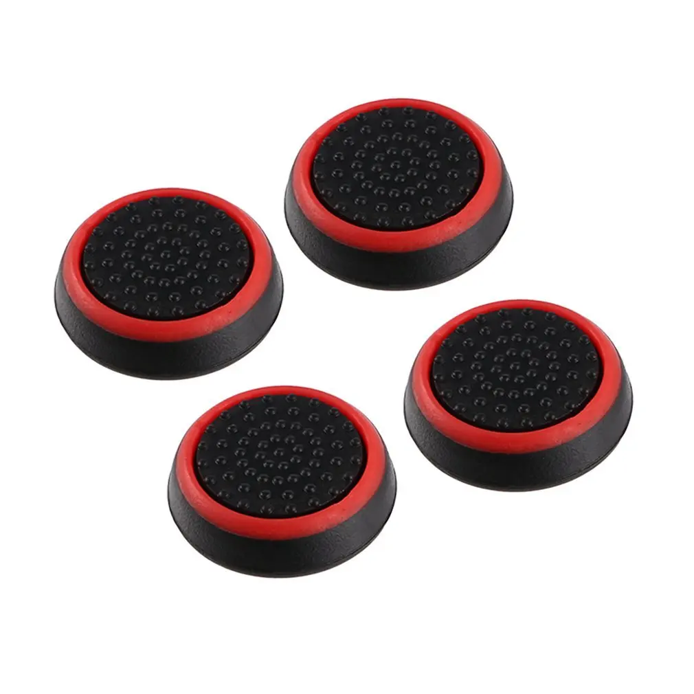 

4pcs Silicone Analog Thumb Stick Grips Cover for Xbox 360 One Playstation 4 PS4 Pro Slim PS3 Gamepad Cap Joystick Cap Cover