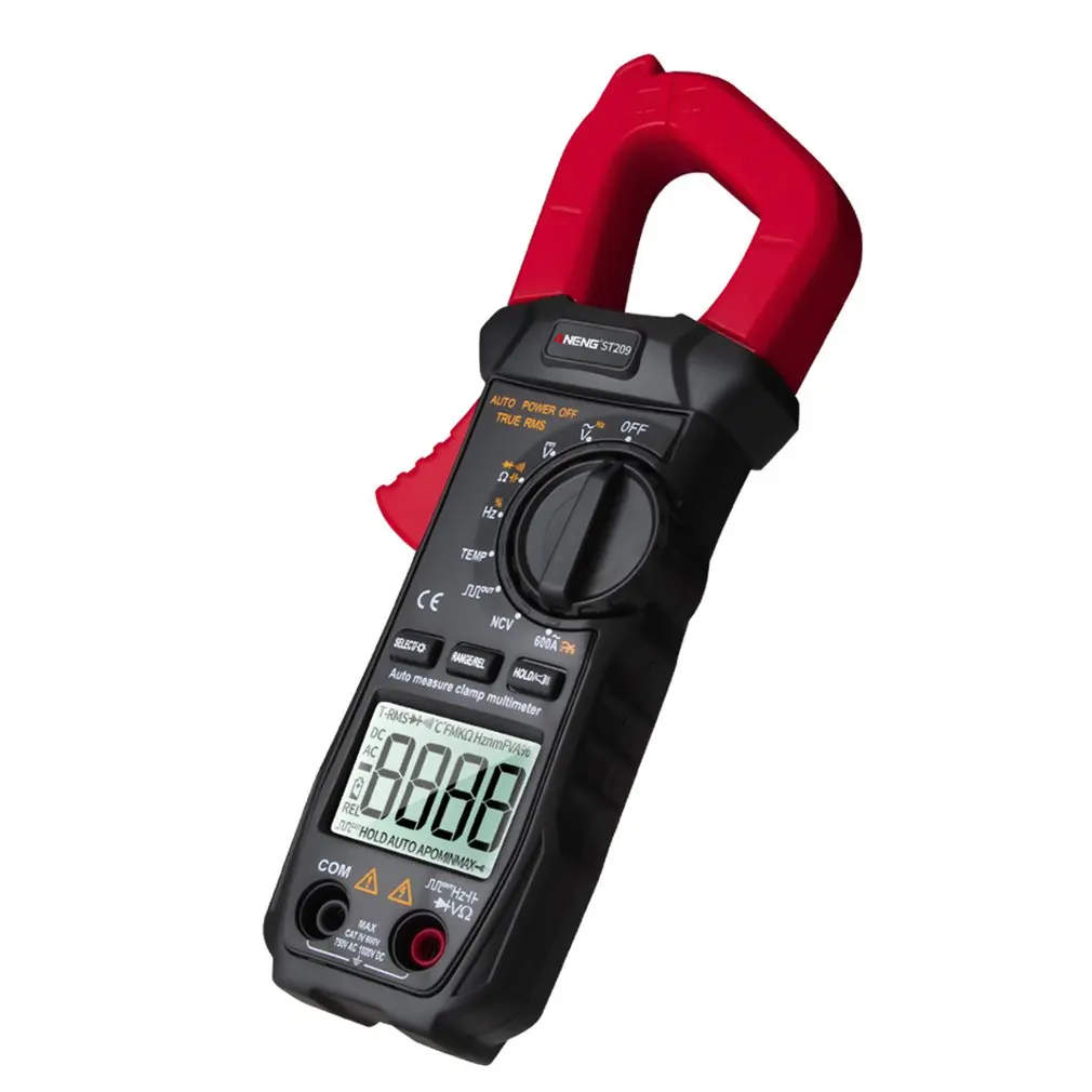 St209 Multi Function Digital Pincers Multimeter High-precision True Rms DC / AC Current Clamp Tester Voltmeter
St209 Multi Function Digital Pincers Multimeter High-precision True Rms DC / AC Current Clamp Tester Voltmeter