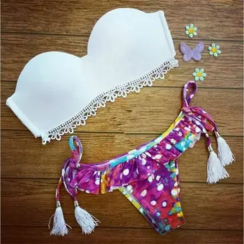 2pcs Sexy Women Summer Swimwear Bikini Set Bra Tie Side G-String Thong Beach Triangle Suit Swimsuit Bathing Suit Swimming Suit
2pcs Sexy Women Summer Swimwear Bikini Set Bra Tie Side G-String Thong Beach Triangle Suit Swimsuit Bathing Suit Swimming Suit