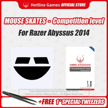 Hotline Games 3.0 Competition Level Mouse Skates Mouse Feet Pad for Razer Abyssus 2014 Mouse 0.28mm/0.6mm Thickness
Hotline Games 3.0 Competition Level Mouse Skates Mouse Feet Pad for Razer Abyssus 2014 Mouse 0.28mm/0.6mm Thickness