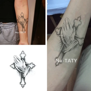 Nu-TATY Cross temporary tattoo sticker,15*21cm Flash Tattoo Stickers, Waterproof Fake Tatoo Henna Wall Sticker tools
Nu-TATY Cross temporary tattoo sticker,15*21cm Flash Tattoo Stickers, Waterproof Fake Tatoo Henna Wall Sticker tools