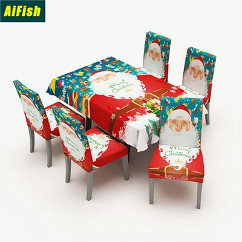 Christmas Printed Chair Cover Rectangular Tablecloth Tablecloth Siamese Elastic Chair Cover Household Dining Table Tablecloth -5
Christmas Printed Chair Cover Rectangular Tablecloth Tablecloth Siamese Elastic Chair Cover Household Dining Table Tablecloth -5