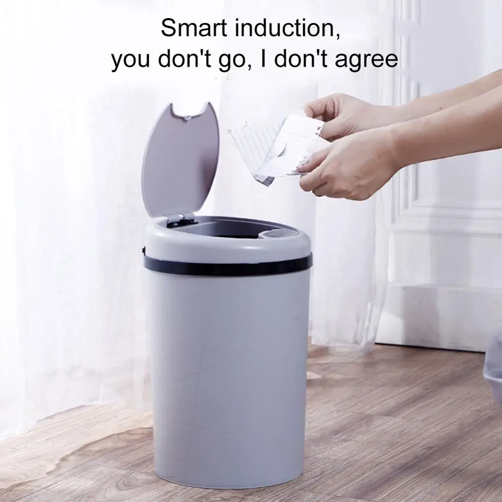 Smart Trash Can Plastic Automatic Trash Basket Trash Can with Odor-Absorbing Filter Wide Opening Sensor Kitchen Trash Bin DNJ998
Smart Trash Can Plastic Automatic Trash Basket Trash Can with Odor-Absorbing Filter Wide Opening Sensor Kitchen Trash Bin DNJ998