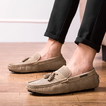 Tassel Loafers Men Summer Casual Shoes Hollow Out Fashion Suede Leather Loafer Moccasins Slip On Men's Flats Male Driving Shoes
Tassel Loafers Men Summer Casual Shoes Hollow Out Fashion Suede Leather Loafer Moccasins Slip On Men's Flats Male Driving Shoes