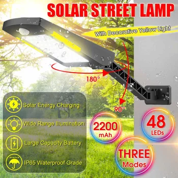 48LED Wireless Solar Lamp With Three Modes Outdoor Waterproof Solar Light Security Lighting With Rod For House Wall Street Gard
48LED Wireless Solar Lamp With Three Modes Outdoor Waterproof Solar Light Security Lighting With Rod For House Wall Street Gard