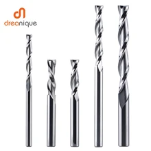 Dreanique 1pc Solid Carbide Milling Cutter 3.175 4 6 8mm 2 Flute Spiral Router Bit Carbide End Mill Wood MDF UP cut Down cut
Dreanique 1pc Solid Carbide Milling Cutter 3.175 4 6 8mm 2 Flute Spiral Router Bit Carbide End Mill Wood MDF UP cut Down cut