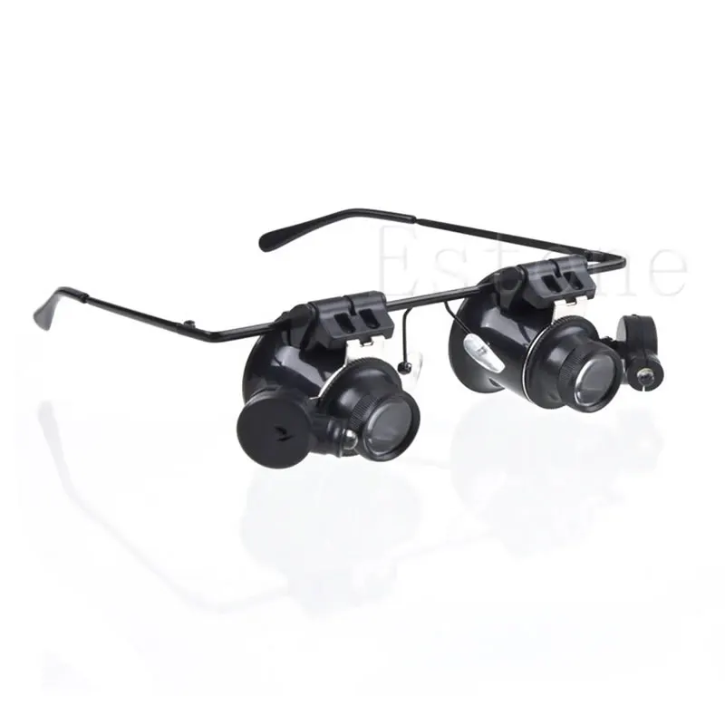 20X Magnifier Eye Glasses Loupe Lens Jeweler Magnifying Repair LED Light Watch Drop Ship Support
20X Magnifier Eye Glasses Loupe Lens Jeweler Magnifying Repair LED Light Watch Drop Ship Support
