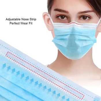 Fast Delivery Disposable Non-Wove 3 Layer One Time Masks Face Mouth Filter Breathing Safety Face Mouth Mask
Fast Delivery Disposable Non-Wove 3 Layer One Time Masks Face Mouth Filter Breathing Safety Face Mouth Mask