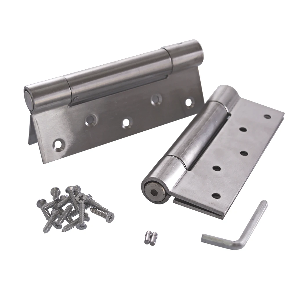 6 Inch Stainless Steel Automatic closing Single Action Silver Spring Door Hinges Adjustable tension Pack of 2
6 Inch Stainless Steel Automatic closing Single Action Silver Spring Door Hinges Adjustable tension Pack of 2