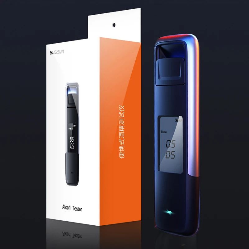 New Portable Non-Contact Alcohol Tester with Digital Display Screen USB Rechargeable breath Tester Police Grade High Accuracy
New Portable Non-Contact Alcohol Tester with Digital Display Screen USB Rechargeable breath Tester Police Grade High Accuracy
