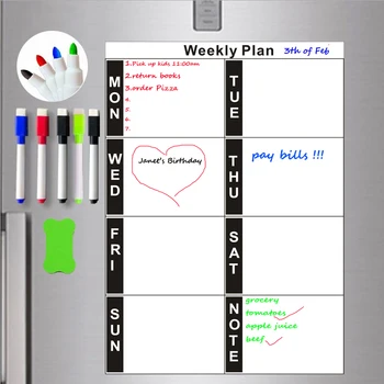 A4 Magnetic Week Planner Daily Plan Board Fridge Magnets Smart Weekly Plan Sheet Organized Tablet Month Schedule Program Task
A4 Magnetic Week Planner Daily Plan Board Fridge Magnets Smart Weekly Plan Sheet Organized Tablet Month Schedule Program Task