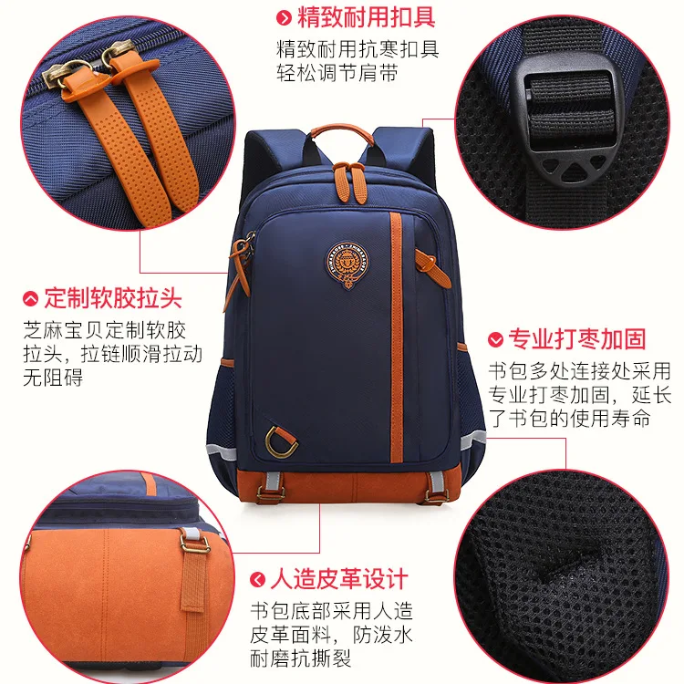 Schoolbag for Elementary School Students bing xiang shi Women's 1-3 Grade Seperated Kids Young STUDENT'S Men's 4-6 Grade Boy 8-1
Schoolbag for Elementary School Students bing xiang shi Women's 1-3 Grade Seperated Kids Young STUDENT'S Men's 4-6 Grade Boy 8-1
