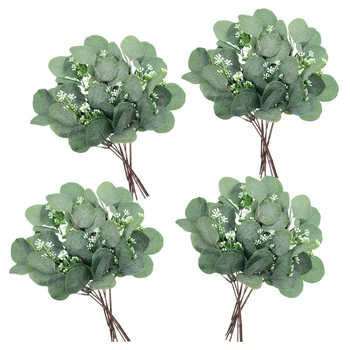 24 PIECE Artificial Seeded Eucalyptus Leaves Stems Faux Dollar Eucalyptus Leaves Plant Fake Branch
24 PIECE Artificial Seeded Eucalyptus Leaves Stems Faux Dollar Eucalyptus Leaves Plant Fake Branch