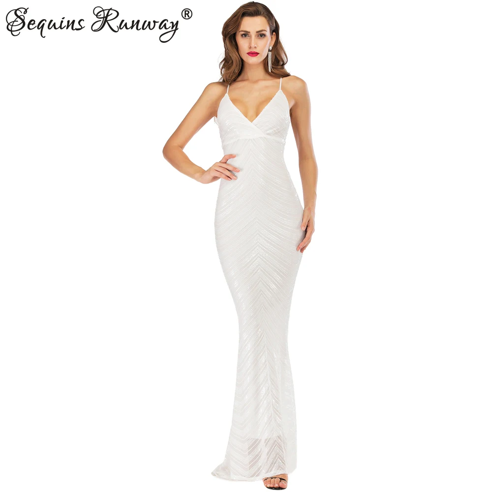 

Sexy Backless sequin maxi summer dress women vintage wrap bodycon Long dresses elegant Club party woman dress clothes vestidos