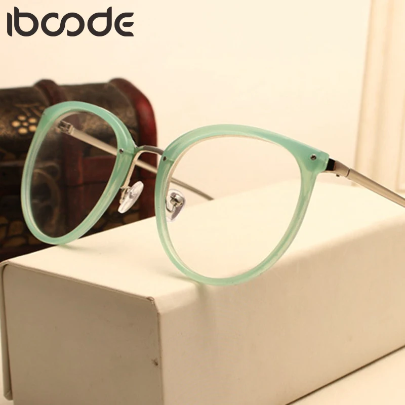 iboode Fashion Optical Glasses Transparent Lens Myopia Eyeglasses Women Vintage Metal Spectacles Womens Designer Eyeglass Frames
iboode Fashion Optical Glasses Transparent Lens Myopia Eyeglasses Women Vintage Metal Spectacles Womens Designer Eyeglass Frames