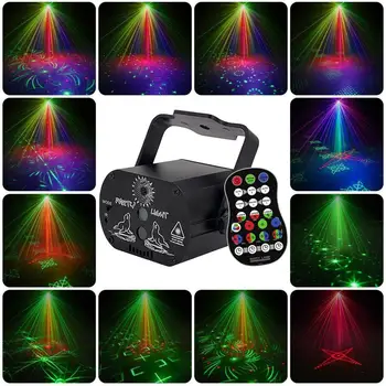 Led Disco Light Stage Lighting Voice Control Music Laser Projector Lights 60Modes RGB Effect Lamp For Party Show with controller
Led Disco Light Stage Lighting Voice Control Music Laser Projector Lights 60Modes RGB Effect Lamp For Party Show with controller
