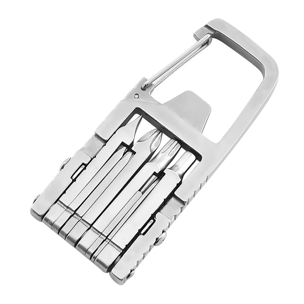 Outdoor Combination Tool EDC Screwdriver Multifunction Foldable Camping Survival Batch Mini Portable Emergency Gadget Silver
Outdoor Combination Tool EDC Screwdriver Multifunction Foldable Camping Survival Batch Mini Portable Emergency Gadget Silver