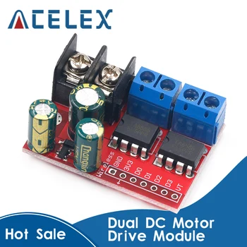 H Bridge Remote Control 5A 3V-14V Dual DC Motor Drive Module Voltage Reverse PWM Speed Regulation Double Super L298N 5AD
H Bridge Remote Control 5A 3V-14V Dual DC Motor Drive Module Voltage Reverse PWM Speed Regulation Double Super L298N 5AD