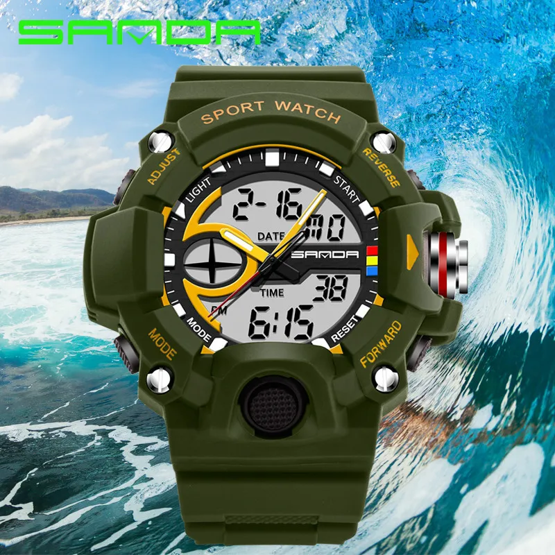 Sanda/SANDA 715 Sports Electronic Watch Waterproof Men Multi-functional Outdoor Watch BOY'S Waterproof Watch
Sanda/SANDA 715 Sports Electronic Watch Waterproof Men Multi-functional Outdoor Watch BOY'S Waterproof Watch