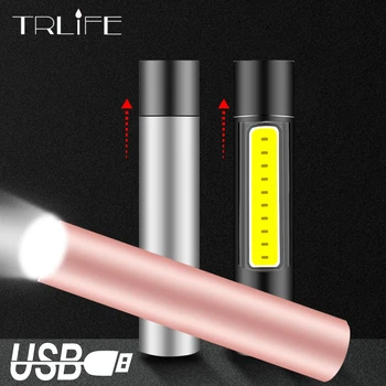 USB Rechargable Zoom Mini LED Flashlight 600mAH Waterproof Penlight 3 Mode Portable Torch Stylish Suit for Night Lighting
USB Rechargable Zoom Mini LED Flashlight 600mAH Waterproof Penlight 3 Mode Portable Torch Stylish Suit for Night Lighting