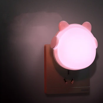 0.5W Headphone bear LED night light Baby Bedside Lamp Auto Light Control EU Plug
0.5W Headphone bear LED night light Baby Bedside Lamp Auto Light Control EU Plug