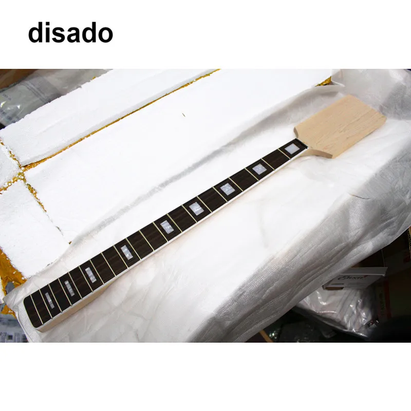 Дисадо 20 ладов весло для головы DIY кленовый электрический бас гитара Шея rosewwood
