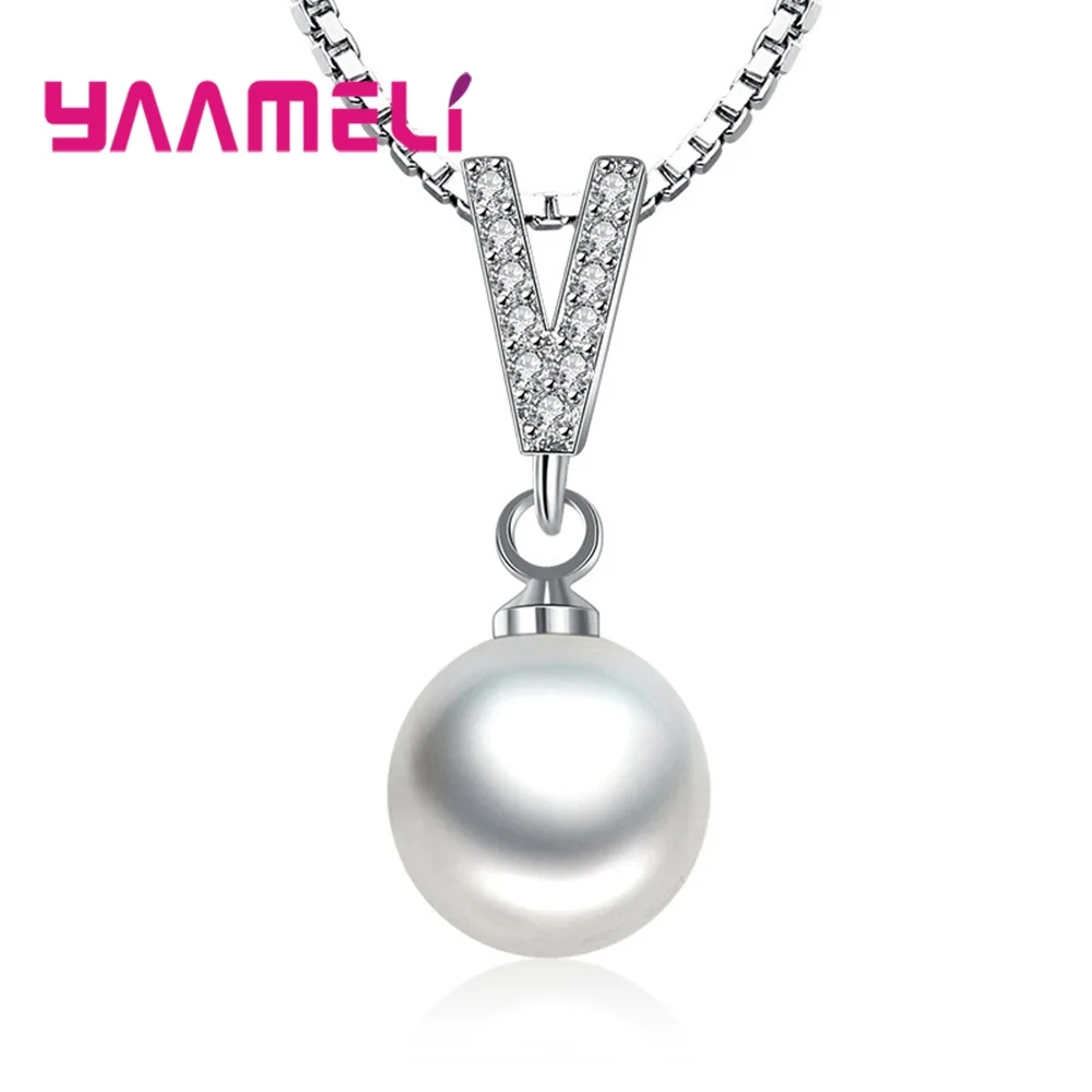 925 Sterling Silver Jewelry Elegant Women Necklaces Vintage Long Design Cubic Zirconia Stone and Pearl Pendant Charming Collar
925 Sterling Silver Jewelry Elegant Women Necklaces Vintage Long Design Cubic Zirconia Stone and Pearl Pendant Charming Collar