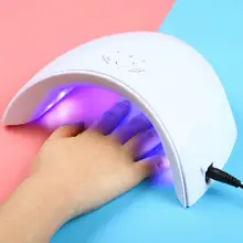 직업 네일 건조기 36 w usb led uv 램프 화이트 & 핑크 12pcs 구슬 모든 젤 폴란드어 건조 매니큐어에 대 한 uv/led 더블 광원(China)