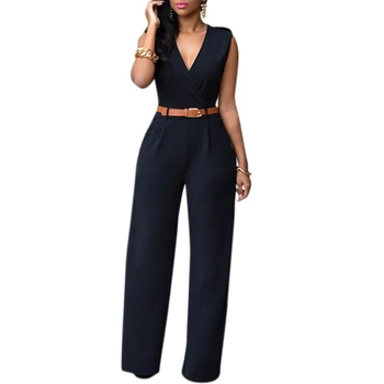 Vicabo Women Sleeveless Jumpsuit 2020 Solid Color Black Sexy V Neck Tank Bodysuit with Sashes Free Female Loungewear Jump Suit
Vicabo Women Sleeveless Jumpsuit 2020 Solid Color Black Sexy V Neck Tank Bodysuit with Sashes Free Female Loungewear Jump Suit