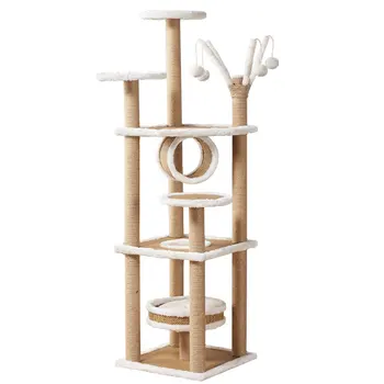 Large Rattan Sisal Velvet Four Seasons Cat Climbing Frame Jumping Scratching Column Toy Board for cats cat toy
Large Rattan Sisal Velvet Four Seasons Cat Climbing Frame Jumping Scratching Column Toy Board for cats cat toy