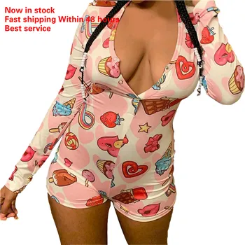 2020 Newest Hot State At Home Sexy Womens V-neck Long Sleeve Bodycon Sleepwear Jumpsuit Shorts Romper Leotard Tops One Piece
2020 Newest Hot State At Home Sexy Womens V-neck Long Sleeve Bodycon Sleepwear Jumpsuit Shorts Romper Leotard Tops One Piece