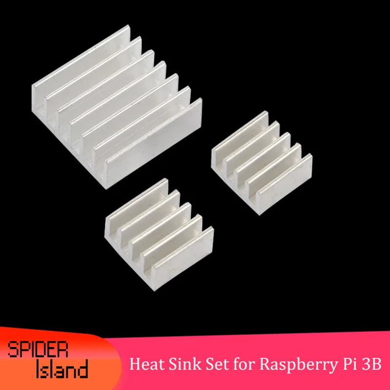 100 sets Raspberry Pi 3 Heat Sink Aluminum Cooling for Raspberry Pi 3 Model B 3B Plus Heatsinks 100pcs big + 200pcs small
100 sets Raspberry Pi 3 Heat Sink Aluminum Cooling for Raspberry Pi 3 Model B 3B Plus Heatsinks 100pcs big + 200pcs small