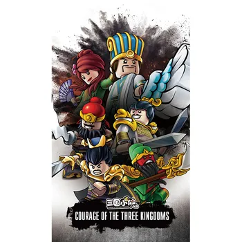 DECOOL 20301 Courage of the Three Kingdoms Mediaeval Times 4.5CM Figures Mini Dolls Building Blocks Bricks Toy For Children