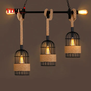 Loft Retro Industrial Pipe Hemp Rope Pendant Light Bar Restaurant Personalized Network Cafe Bar Clothing Shop Hanging Lamp
Loft Retro Industrial Pipe Hemp Rope Pendant Light Bar Restaurant Personalized Network Cafe Bar Clothing Shop Hanging Lamp