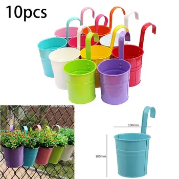 10pc Metal Flower Hanging Flower Pot Hook Wall Removable Candy Color Iron Bucket Tin Garden Balcony Hanging Succulent Basket New
10pc Metal Flower Hanging Flower Pot Hook Wall Removable Candy Color Iron Bucket Tin Garden Balcony Hanging Succulent Basket New
