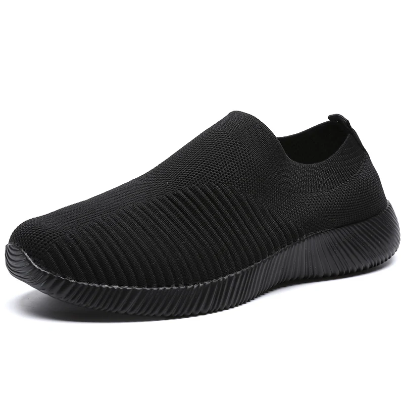 Rimocy 43 Breathable Mesh Platform Sneakers Women Slip on Soft Ladies Casual Running Shoes Woman Knit Sock Shoes Flats image 5