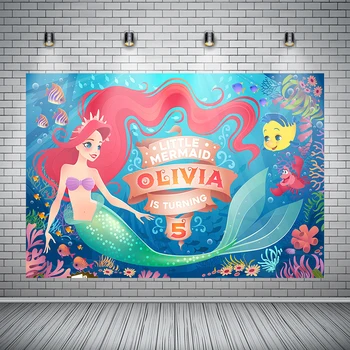 Under The Sea Little Mermaid Princess Ariel Backdrops Flash Girls Birthday Party Photography Backgrounds Custom Backdrop
Under The Sea Little Mermaid Princess Ariel Backdrops Flash Girls Birthday Party Photography Backgrounds Custom Backdrop