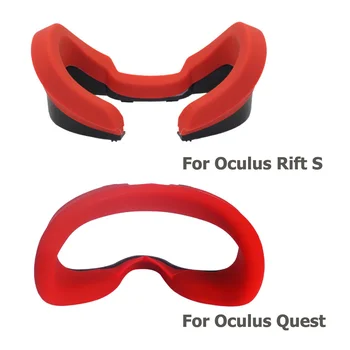 Soft Silicone Sweatproof Eye Face Pad Cover for Oculus Quest/ Oculus Rift S VR Glasses Headset Anti-leakage Face Pad Accessories
Soft Silicone Sweatproof Eye Face Pad Cover for Oculus Quest/ Oculus Rift S VR Glasses Headset Anti-leakage Face Pad Accessories