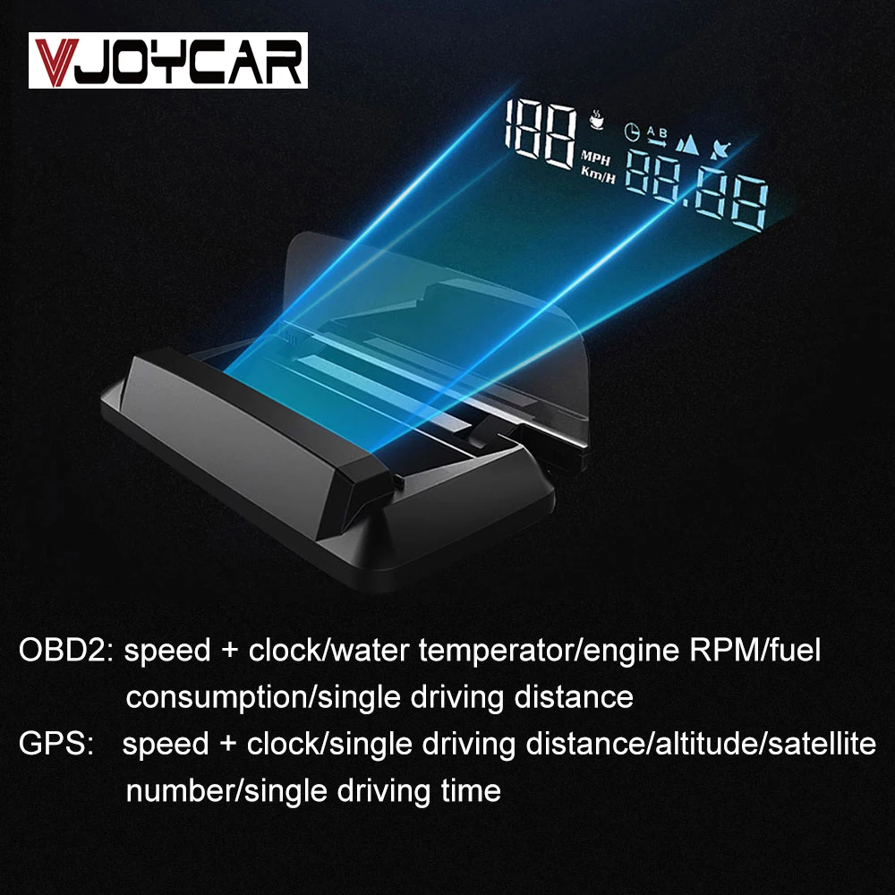 Updated Version OBD Car Head Up Display Car Electronics HUD Display Digital Speed Projector Overspeed Warning GPS Speedometer
Updated Version OBD Car Head Up Display Car Electronics HUD Display Digital Speed Projector Overspeed Warning GPS Speedometer