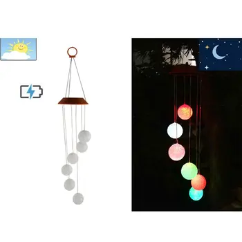 Color-Changing LED Solar Powered Wind Chimes Crystal Ball Outdoor Decoration Solar Wind Ring Light Yard Garden Decorations
Color-Changing LED Solar Powered Wind Chimes Crystal Ball Outdoor Decoration Solar Wind Ring Light Yard Garden Decorations