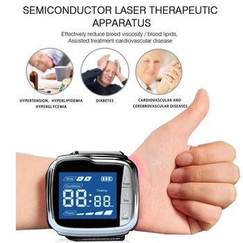 LLLT Therapeutic Laser Level Acupuncture Apparatus Wrist Smart Watch Massager for Type 2 Diabetes 
LLLT Therapeutic Laser Level Acupuncture Apparatus Wrist Smart Watch Massager for Type 2 Diabetes